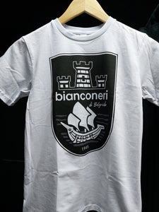 Dečija majica bela Bianconeri grb Beograda
