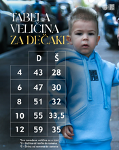 Dečiji duks "Ljubav mi je jedina" - crni logo